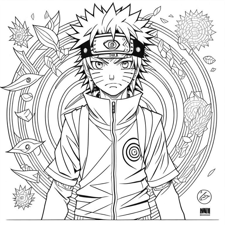 Coloriage de Naruto Coloriages à imprimer