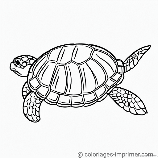 Coloriages de tortues Coloriages à imprimer