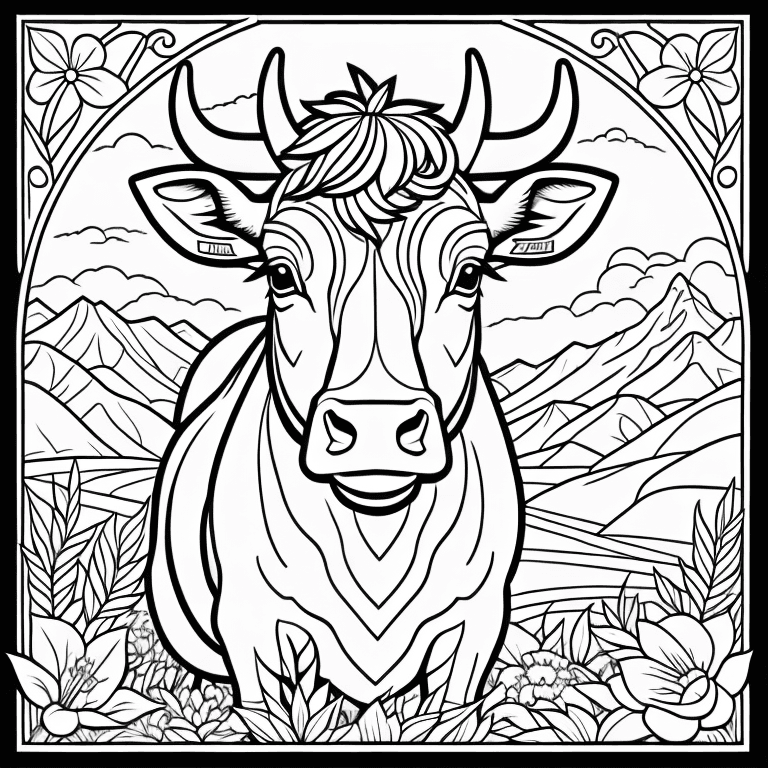 Coloriages de Bœufs Coloriages à imprimer