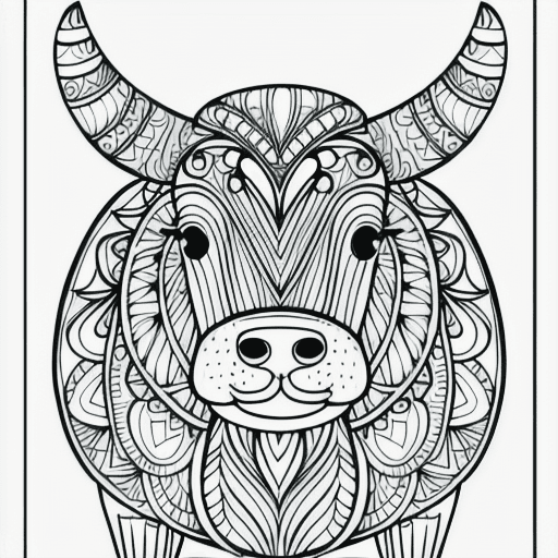 Coloriages de Bœufs Coloriages à imprimer